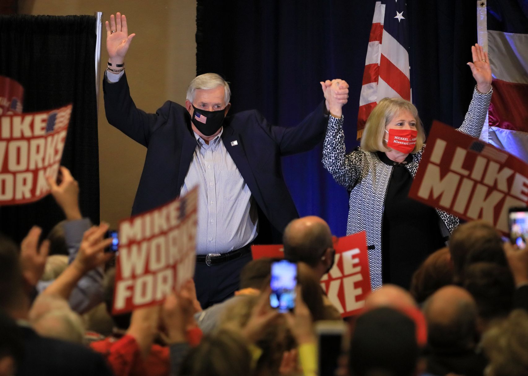 Missouri Gov. Mike Parson 2020 election night